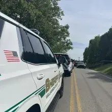Wilco Sheriffs Car on Clayton Arnold Rd