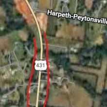Roadwork map of lewisburg pike