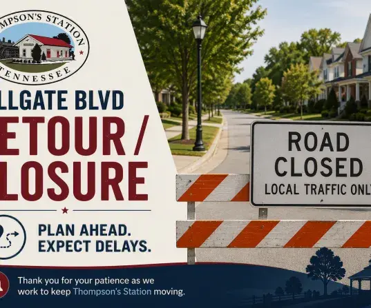 Road closure 8/27
