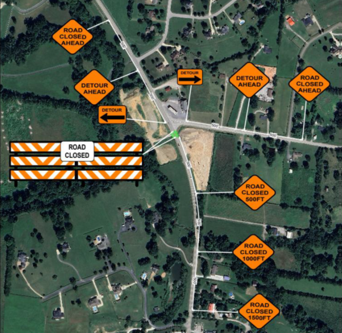 Detour Map
