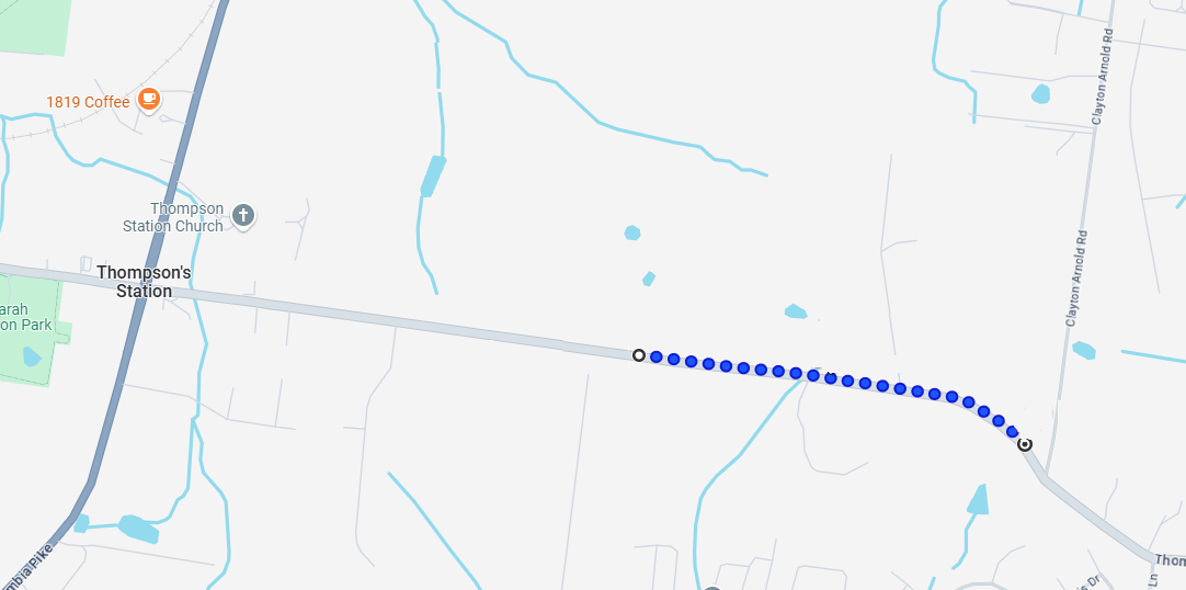 Map - Road Work