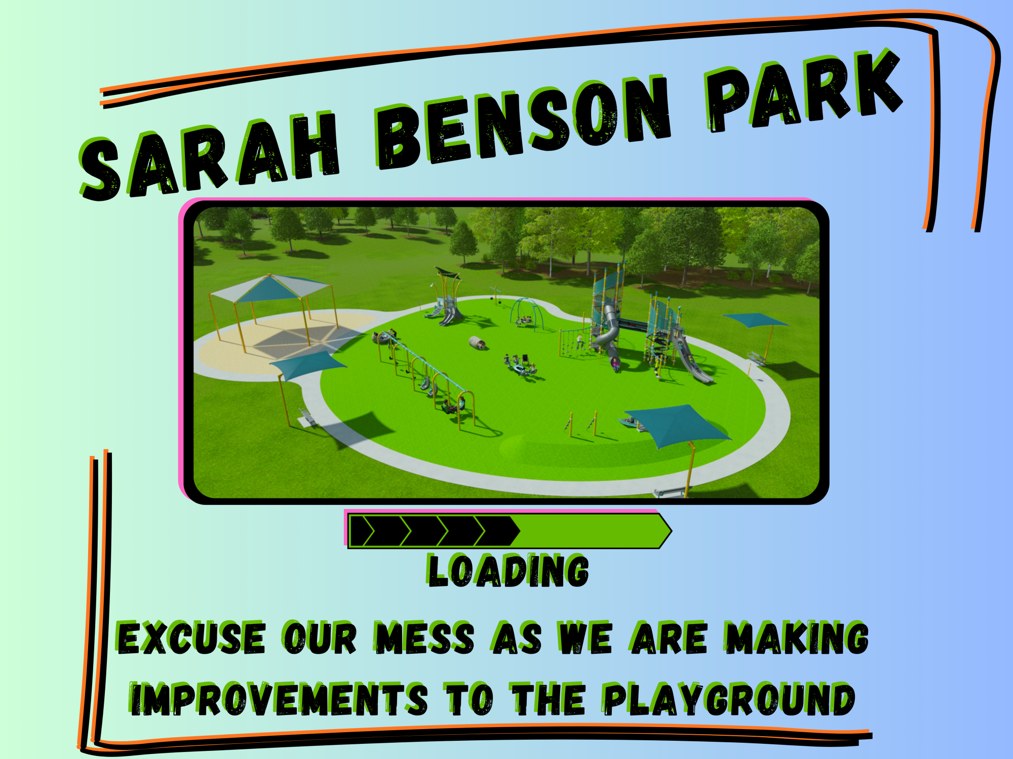 Sarah Benson Park Playground Construction